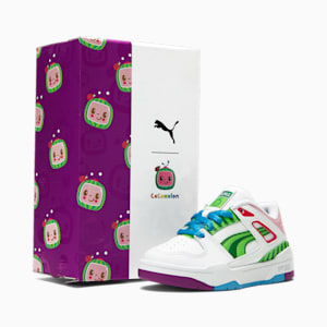 PUMA x COCOMELON Slipstream AC Little Kids' Sneakers , PUMA White-Pitch Green
