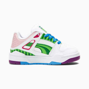 PUMA x COCOMELON Slipstream AC Little Kids' Sneakers , PUMA White-Pitch Green