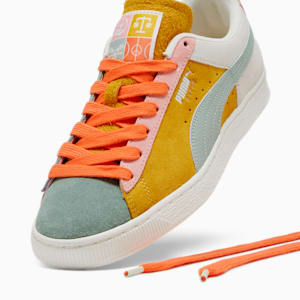 Suede Icons of Unity 1 Unisex Sneakers, Warm White-Yellow Sizzle, extralarge-IND