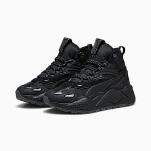 Tenis RS-X Hi Big Kids', PUMA Black-Shadow Gray, extralarge