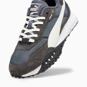 Espadrilles Biktop Rider, grand enfant, Gris foncé plat – Gris vapeur, très grand