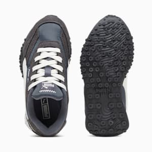 Zapatos deportivos para niños Blktop Rider, Flat Dark Gray-Vapor Gray, extralarge