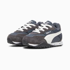 Tenis para bebés Blktop Rider, Flat Dark Gray-Vapor Gray, extralarge