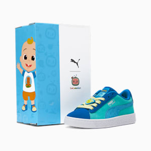Zapatos deportivos PUMA x COCOMELON Suede para niño pequeño , PUMA Team Royal-Luminous Blue