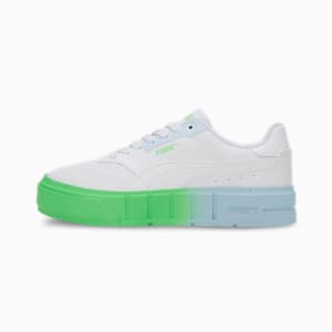 Cali Court Beach Days Women's Sneakers, PUMA White-Spring Fern, extralarge-IND