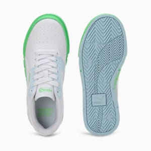 Cali Court Beach Days Women's Sneakers, PUMA White-Spring Fern, extralarge-IND