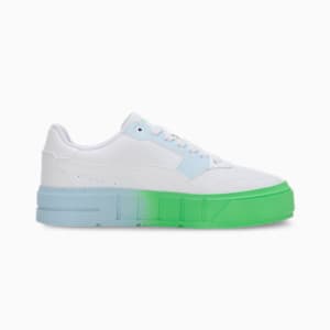 Cali Court Beach Days Women's Sneakers, PUMA White-Spring Fern, extralarge-IND