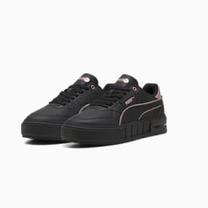 ウィメンズ プーマ CALI コート メタリック スニーカー, PUMA Black-Copper Rose, extralarge-JPN