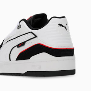 Slipstream Bball Mix Unisex Sneakers, PUMA White-PUMA Black, extralarge-IND