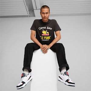 Slipstream Bball Mix Unisex Sneakers, PUMA White-PUMA Black, extralarge-IND