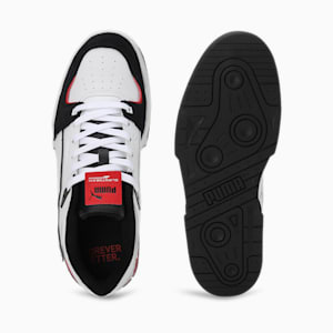 Slipstream Bball Mix Unisex Sneakers, PUMA White-PUMA Black, extralarge-IND
