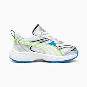 Zapatos deportivos PUMA Morphic para niños pequeños, PUMA White-Ultra Blue, extralarge
