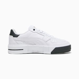 Tenis para mujer PUMA Cali Court de cuero, PUMA White-PUMA Black, extralarge