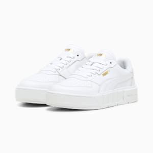 PUMA Cali Court Leather Women's Sneakers, PUMA White, extralarge