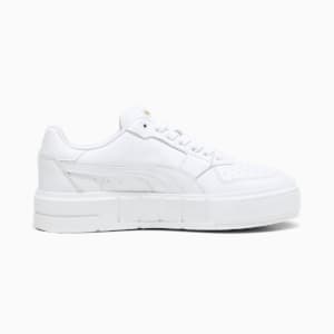 Calzado Puma Cali Brushed Blancos enteros. Zapatillas de moda para mujer.