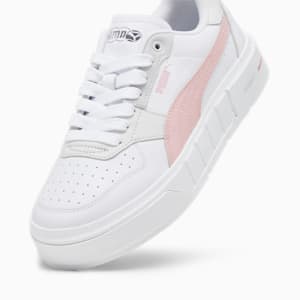 PUMA Cali Court Leather Women's Sneakers, PUMA White-Future Pink, extralarge-IND