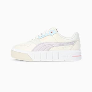 Cali Court Leather Women's Sneakers, Marshmallow-PUMA White, extralarge-IND
