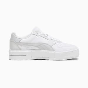 PUMA Cali Court Leather Women's Sneakers, PUMA White-Cool Light Gray, extralarge-GBR
