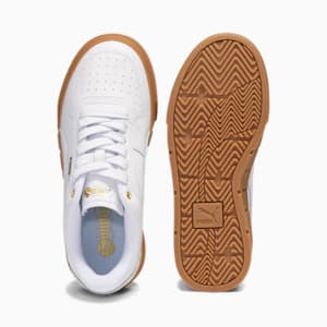 Tenis Cali Court Match para mujer, PUMA White-PUMA White-PUMA Gold, extralarge