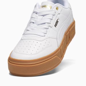 Tenis Cali Court Match para mujer, PUMA White-PUMA White-PUMA Gold, extralarge