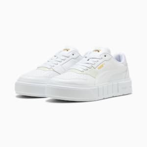 Tenis Cali Court Match para mujer, PUMA White-Lilac Frost, extralarge