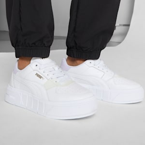 Tenis Cali Court Match para mujer, PUMA White-Lilac Frost, extralarge
