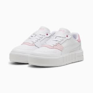 Tenis juvenil Cali Court Match, PUMA White-Pink Lilac, extralarge