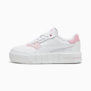 Tenis juvenil Cali Court Match, PUMA White-Pink Lilac, extralarge