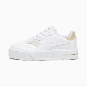 Cali Court Match Kids' Sneakers, PUMA White-Granola, extralarge-IND
