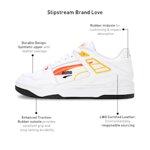 Slipstream Brand Love Unisex Sneakers, PUMA White-Yellow Sizzle, extralarge-IND