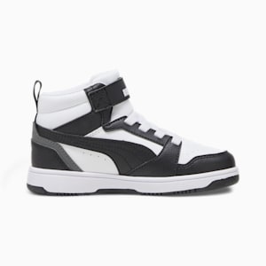 Sneakers montants Rebound V6, enfants, PUMA White-PUMA Black-Shadow Gray, extralarge