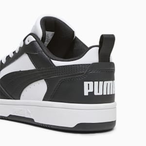 Chaussures Rebound V6 Lo Enfant, PUMA White-PUMA Black, extralarge