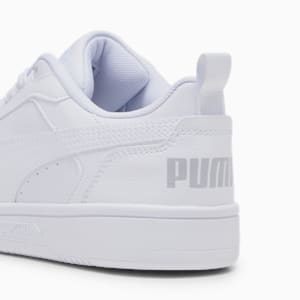 Chaussures Rebound V6 Lo Enfant, PUMA White-Cool Light Gray, extralarge