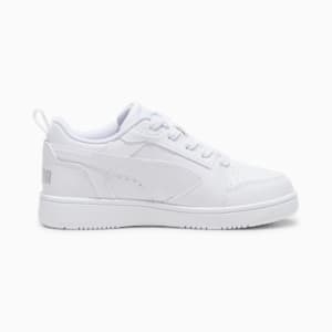 Rebound V6 Lo Little Kids' Sneakers, PUMA White-Cool Light Gray, extralarge