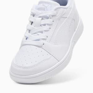 Chaussures de sport Rebound V6 Lo Speckle Enfant, PUMA White-Cool Light Gray, extralarge