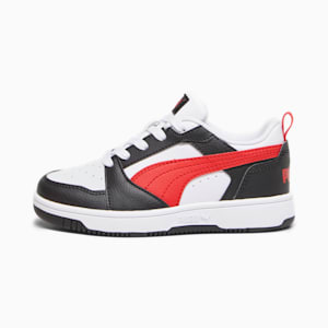 Rebound V6 Lo Little Kids' Sneakers, RAID Taylor Sneakers met brede pasvorm in zwart, extralarge