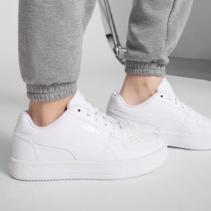 Tenis PUMA Caven 2.0 para adolescentes, PUMA White-PUMA Silver-PUMA Black, extralarge