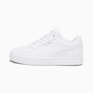 Tenis PUMA Caven 2.0 para adolescentes, PUMA White-PUMA Silver-PUMA Black, extralarge