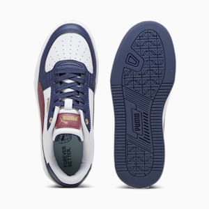 PUMA Caven 2.0 Big Kids' Sneakers, PUMA White-Dark Jasper-PUMA Navy-Gold, extralarge