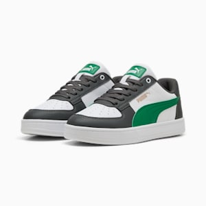 Tenis PUMA Caven 2.0 para adolescentes, Shadow Gray-Archive Green-PUMA White, extralarge