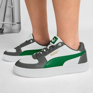 Tenis PUMA Caven 2.0 para adolescentes, Shadow Gray-Archive Green-PUMA White, extralarge