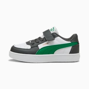 Tenis PUMA Caven 2.0 para niños, Shadow Gray-Archive Green-PUMA White, extralarge