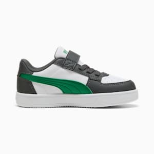 Tenis PUMA Caven 2.0 para niños, Shadow Gray-Archive Green-PUMA White, extralarge
