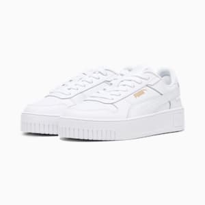 Sneakers Carina Street, jeunes, PUMA White-PUMA White-PUMA Gold, extralarge
