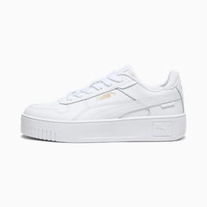 Tenis para Adolescente Carina Street, PUMA White-PUMA White-PUMA Gold, extralarge