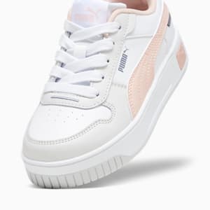 Carina Street Little Kids' Sneakers, PUMA White-Rose Dust-Feather Gray, extralarge