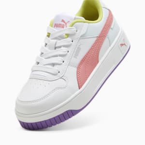 Carina Street Little Kids' Sneakers, PUMA White-Passionfruit-PUMA Silver, extralarge