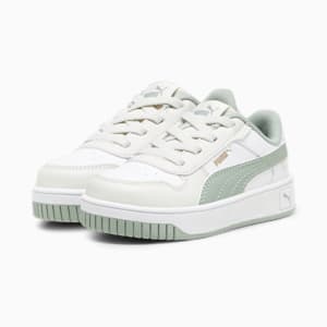 Carina Street Toddlers' Sneakers, PUMA White-Green Fog-Vapor Gray, extralarge-IND