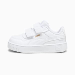 Tenis para bebés Carina Street, PUMA White-PUMA White-PUMA Gold, extralarge