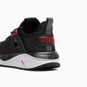 Tenis Pacer 23 para niños grandes, PUMA Black-For All Time Red, extralarge
